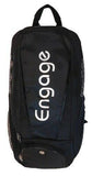 Engage Pickleball Players Backpack Paddle Bag Black Gold