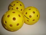 Set of 3 Onix Fuse Outdoor Pickleball Balls Yellow