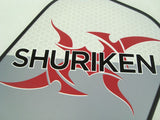 Ninja Gear Shuriken Pickleball Paddle Composite Grey Red The Ninja Star