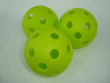 New 3 Franklin X-26 Pickleball Indoor Ball set of 3 Optic Green Yellow