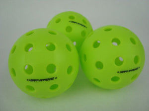 3 Onix Fuse G2 Outdoor Pickleball Balls Meets USAPA Pack of 3 Neon Green