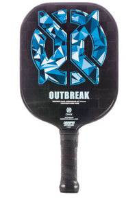 Onix Outbreak Carbon Fiber Pickleball Paddle Lucy Kovalova Matt Wright Blue