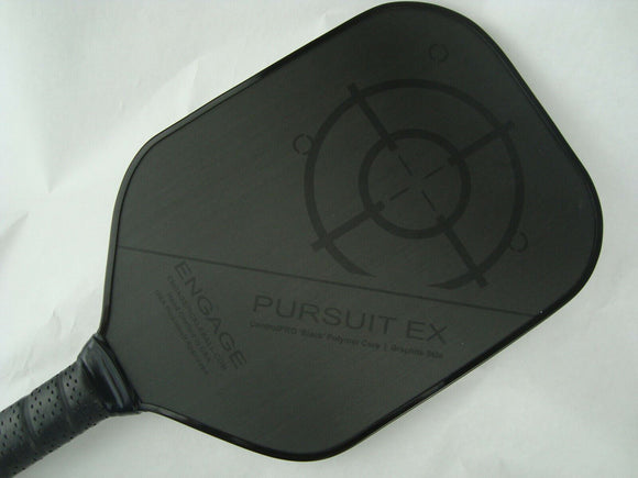 Engage Pursuit EX Graphite Pickleball Paddle Brian Staub Jessie Irvine Black