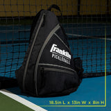 Franklin Sports Pickleball Sling Bag Backpack Black Charcoal Gray  Ben Johns