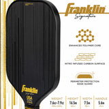 Franklin Sports JW Johson Signature Edition Carbon STK Pickleball Paddle Black 17mm