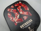 Onix Outbreak Carbon Fiber Pickleball Paddle Lucy Kovalova Matt Wright Red