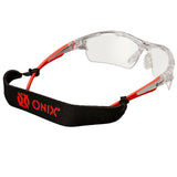 Onix Pro Team Owl Eyewear Pickleball Glasses 3 Lens Clear Orange  KZ7302-OWL
