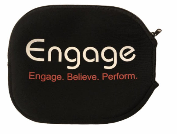 Engage Pickleball Paddle Cover Durable Protective Neoprene Black